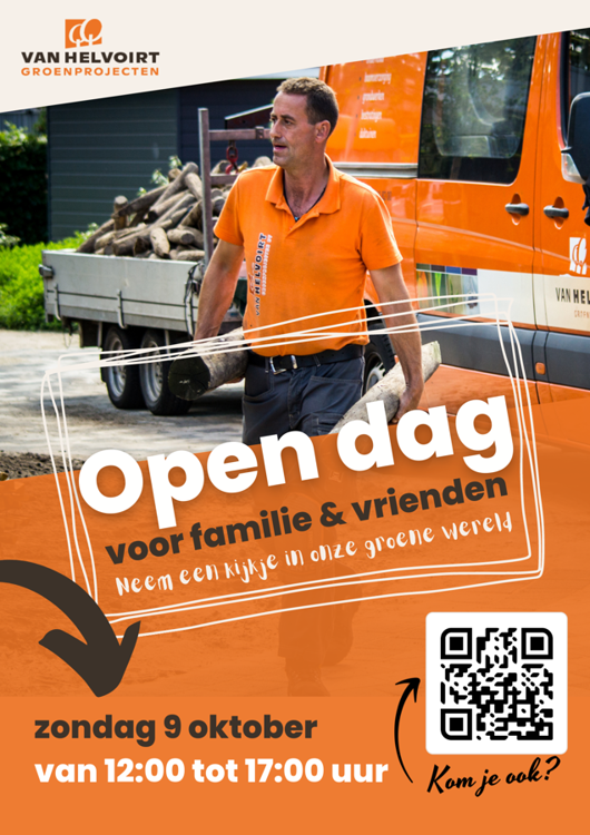 Open Dag op zondag 9 oktober 2022