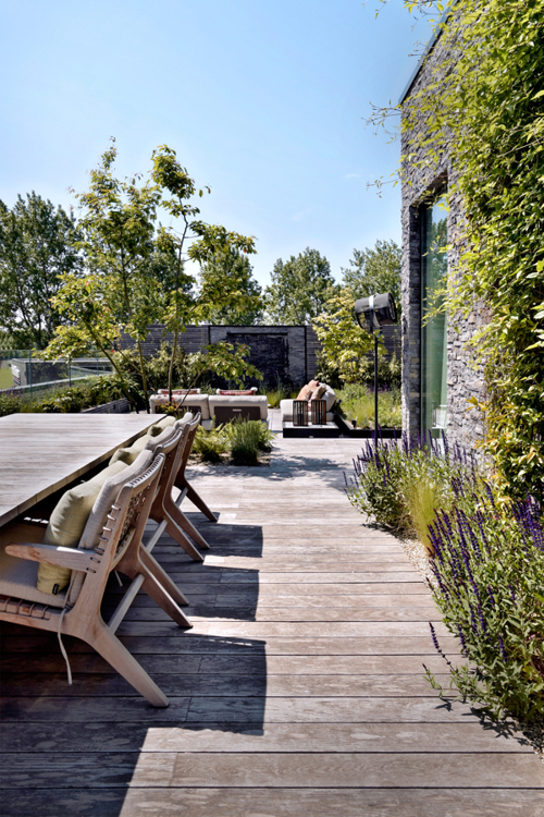 Daktuin Knokke houtentafel 1