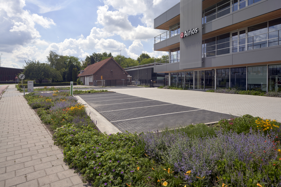 parkeerterrein vergroening
